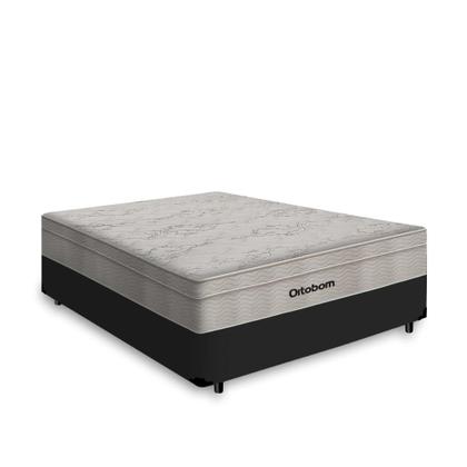 Imagem de Cama Box Casal + Colchão de Molas Ensacadas Ortobom AirTech SpringPocket 138cm