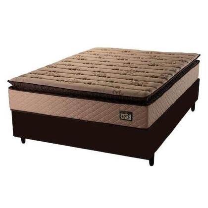 Imagem de Cama Box Casal Colchão Espuma D33 Pillow Top Van Gogh 138x188x59cm Marrom