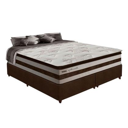 Cama Box Casal King 1,93m Colchão Molas Pocket 30cm Love Story