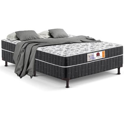 Imagem de Cama Box Casal Mola Bonnel Conjugado 50Cm 138x188x50 Inmetro