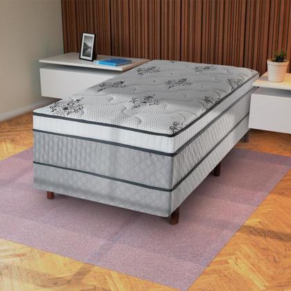 Imagem de Cama Box Conjugado Solteiro 88cm Multi Cristalflex