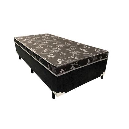 Imagem de Cama Box Solteiro Conjugado Ortopédico Sleep Black 88x188x53