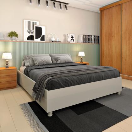 Imagem de Cama Casal 193cm x 144cm em MDP Mônaco