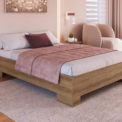 Imagem de Cama de Casal Queen Box com Estrado Fixo 160 Xangai