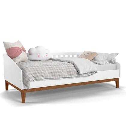 Imagem de Cama Infantil Baba Nature Branco Soft Eco Wood  Matic