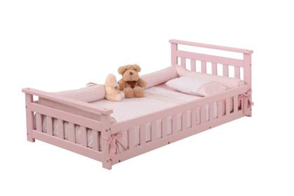 Imagem de Cama Infantil com Grade Bella Rosa + Colchão