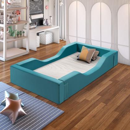 Imagem de Cama Infantil Montessoriana toda em Bloco de Espuma D26 Moderna e Prática Cores