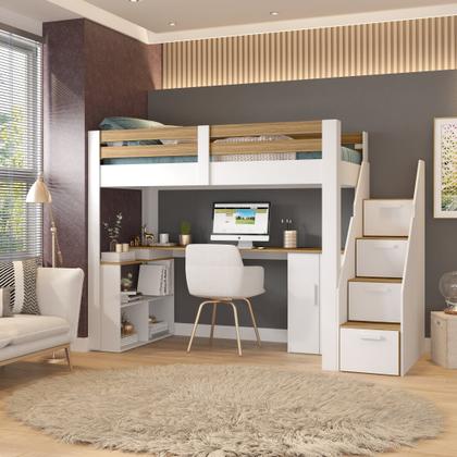 Imagem de Cama Office Multifuncional Solteiro Adulto Star Plus Casatema