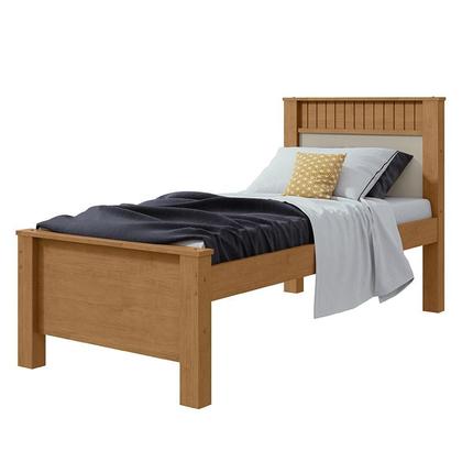 Imagem de Cama Solteiro Athenas 90 Amêndoa Clean Off White Flex - Lopas