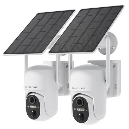 Imagem de Câmera de segurança HOSAFE.COM Wireless Outdoor 2K alimentada por energia solar