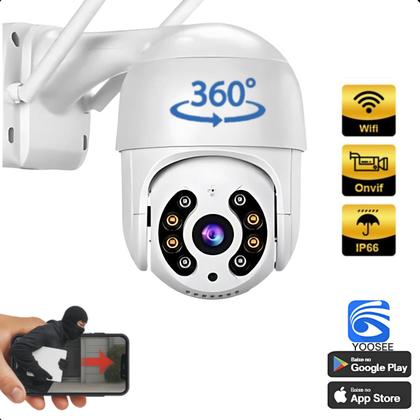 Imagem de Câmera de Segurança Icsee Full HD Prova D'água para Externa