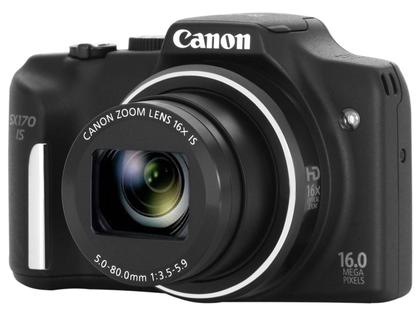 Câmera Digital Canon PowerShot SX170 IS 16MP - LCD 3” Zoom Óptico