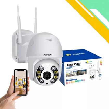 Imagem de Câmera Externa Ip Prova D'água Infravermelho Wifi Hd 1080 Cor Branco