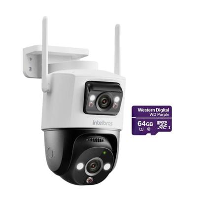 Imagem de Câmera Externa Wi-Fi 3MP 360 Full Color iM9+ Com Micro SD 64gb - Intelbras