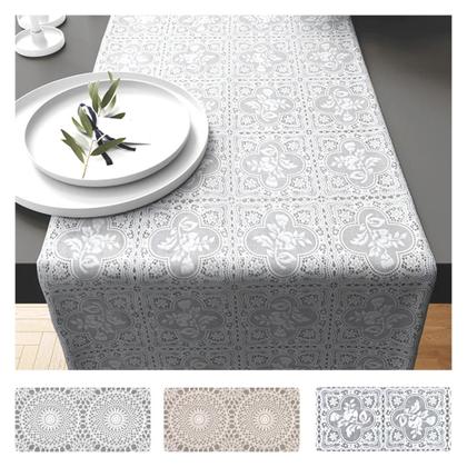 Imagem de Caminho Trilho Mesa Renda Plástico Impermeável 50x140 Vr