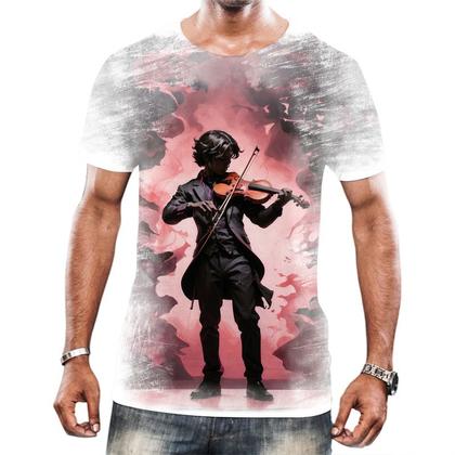 Imagem de Camisa Camiseta Tshirt Instrumento Corda Violinos Melodia 7