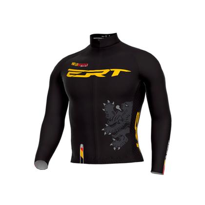 Imagem de Camisa Ciclismo Manga Longa New Elite ERT Race Flanders Uv+