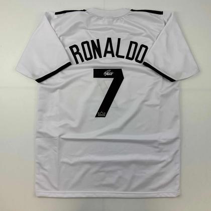 Imagem de Camisa de futebol autografada por fax Cristiano Ronaldo Real Madrid