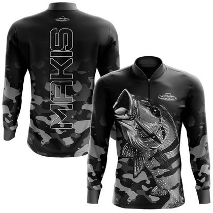 Imagem de Camisa De Pesca Esportiva Proteção Solar Tucunaré Camuflada