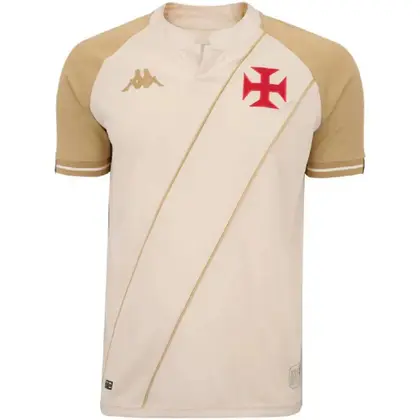 Imagem de Camisa Kappa Vasco Third Player 24/25 - Infantil - Bege