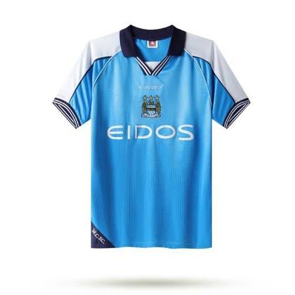 ルコック ユニホーム　Manchester City  99/00 Camisa Manchester City Retro 1999-2001 - Le coq - Camisa de