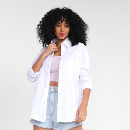 Imagem de Camisa Manga Longa All Is Love Alongada Feminina