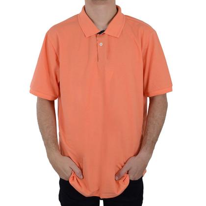 Imagem de Camisa Polo Masculina Ogochi Piquet Plus Size Laranja - 0019