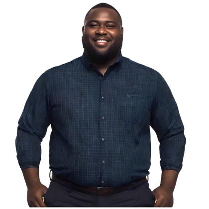 Imagem de Camisa Social Manga Longa Plus Size Luxo