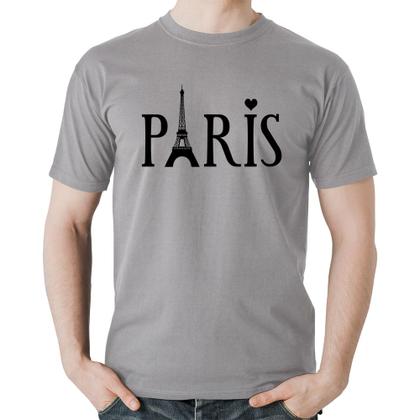 Imagem de Camiseta Algodão Paris Torre Eiffel - Foca na Moda