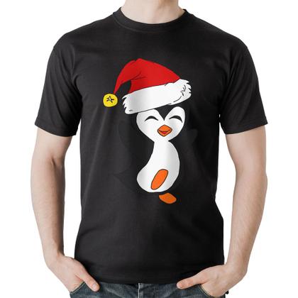 Imagem de Camiseta Algodão Pinguim Noel - Foca na Moda