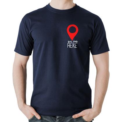 Imagem de Camiseta Algodão You Are Here - Foca na Moda
