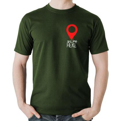 Imagem de Camiseta Algodão You Are Here - Foca na Moda