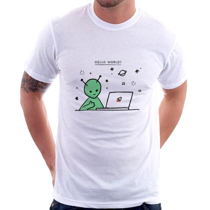 Imagem de Camiseta Alien Hello World! - Foca na Moda