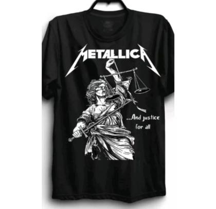 Imagem de Camiseta banda de rock clássico - Nova moda Prata
