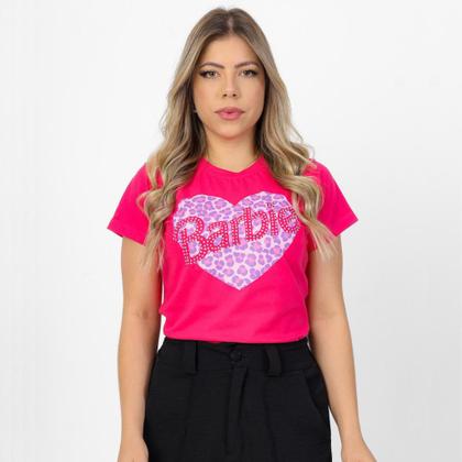 Imagem de Camiseta Barbie T-shirt Camisa Feminina Adulto 100% Algodão