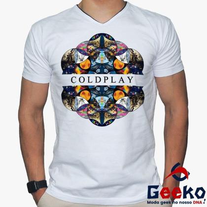 Imagem de Camiseta Coldplay 100% Algodão Rock Alternativo Geeko