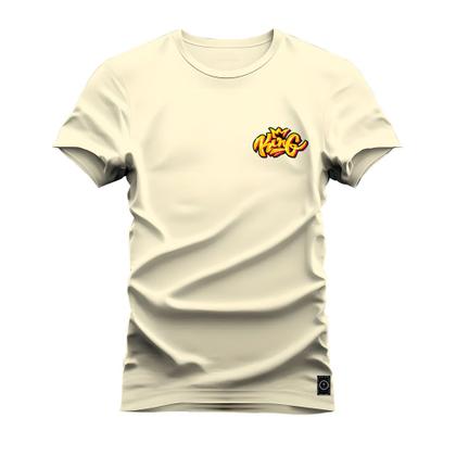 Imagem de Camiseta Confortável Premium Estampada King Rei Peito