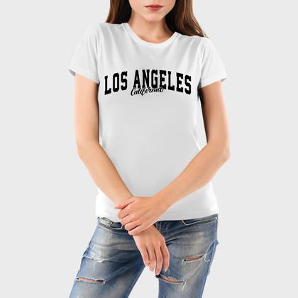 Imagem de Camiseta Feminina Algodão Los Angeles Premium