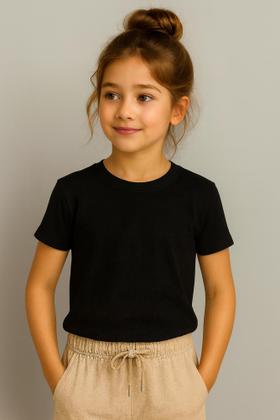 Imagem de Camiseta Infantil Básica 100% Algodão Unissex Pronta Entrega