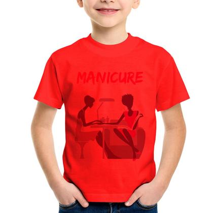 Imagem de Camiseta Infantil Manicure - Foca na Moda