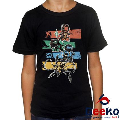 Imagem de Camiseta Infantil Pokemon 100% Algodão Mortal Kombat Anime Geeko