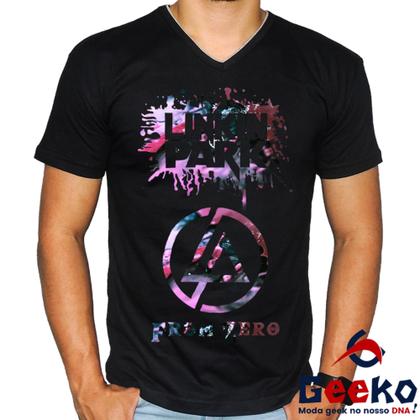 Imagem de Camiseta Linkin Park 100% Algodão From Zero The Emptiness Machine Heavy Crown Emily Armstrong Geeko