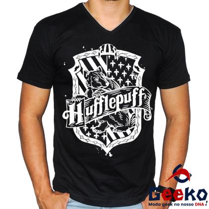 Imagem de Camiseta Lufa Lufa 100% Algodão Hogwarts Harry Potter Hufflepuff Geeko Shirts 10