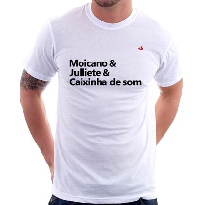 Imagem de Camiseta Moicano & Julliete & Caixinha de Som - Foca na Moda