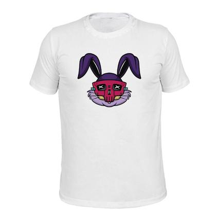 Imagem de Camiseta Plus Size 100% Algodão Tecido Macio Estampada Coelinho