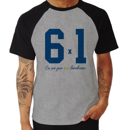 Imagem de Camiseta Raglan 6x1 Eu sei que seis lembram - Foca na Moda
