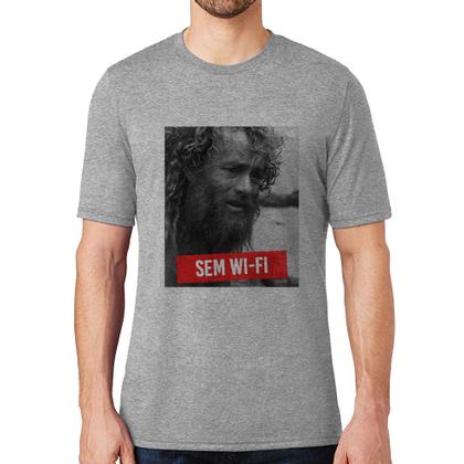 Imagem de Camiseta Sem Wi-Fi - Foca na Moda