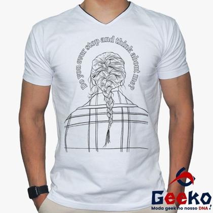 Imagem de Camiseta Taylor Swift 100% Algodão Do you ever stop and think about me Pop Geeko
