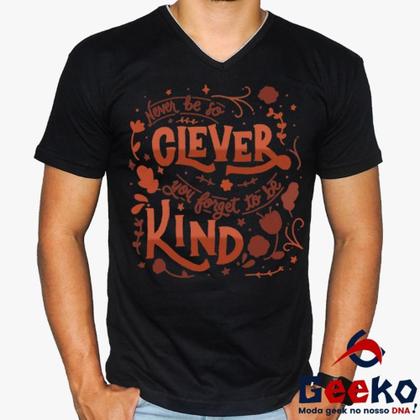 Imagem de Camiseta Taylor Swift 100% Algodão Never be so clever You forget to be kind Pop Geeko
