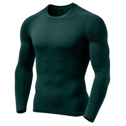 Imagem de Camiseta Uv Dry Masculina Manga Longa Segunda Pele Térmica Proteção Solar UV50+